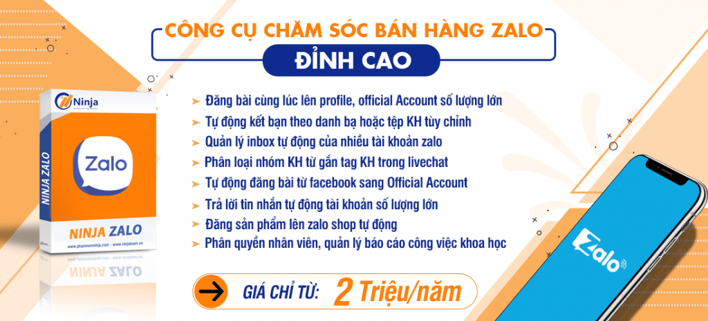 quảng cáo zalo không cắn tiền 