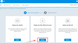 chạy quảng cáo Zalo Ads