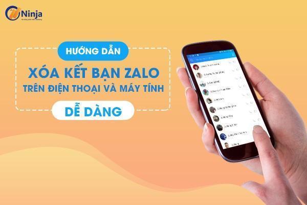 cách xóa kết bạn zalo