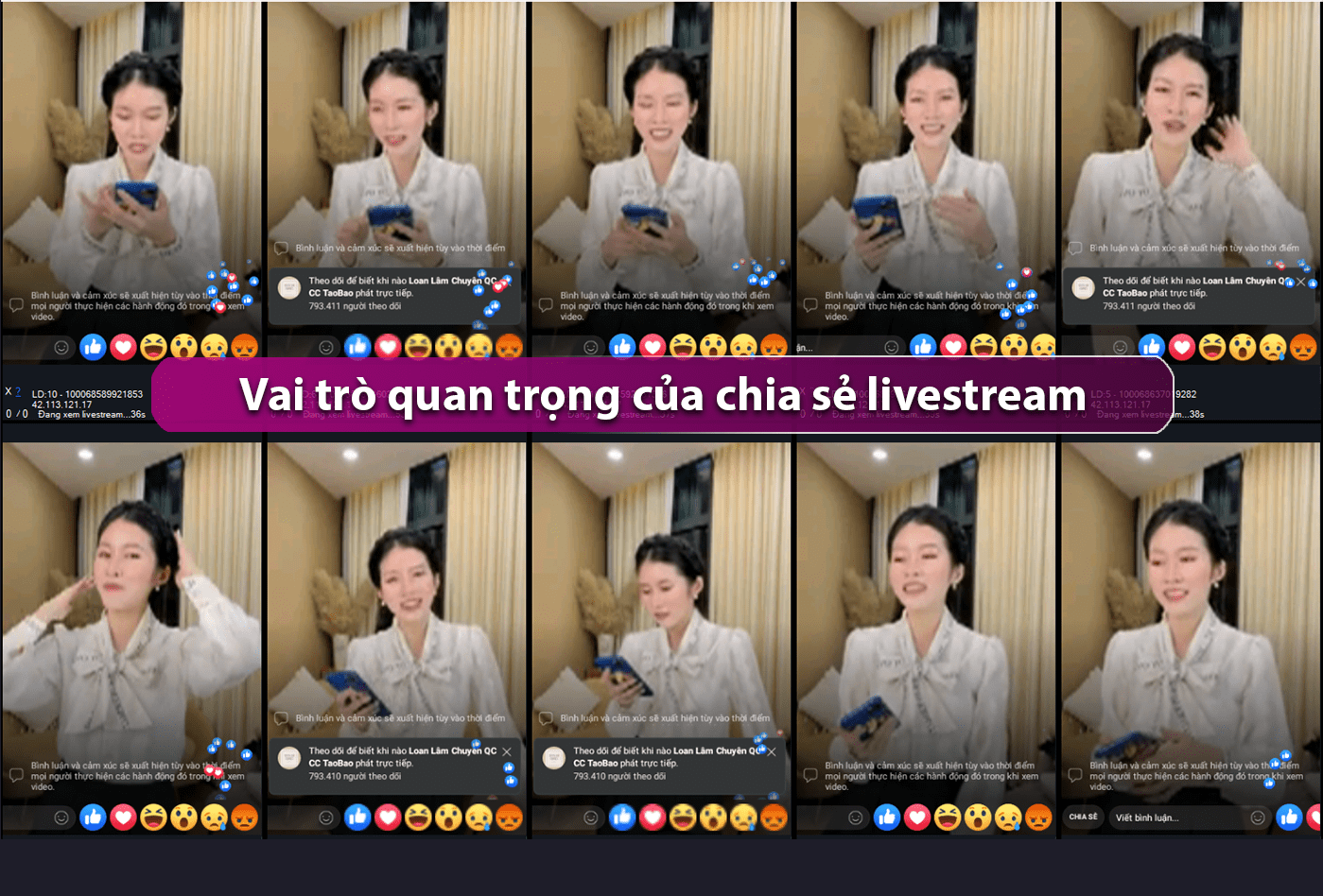 Vai tro quan trong cua chia se livestream