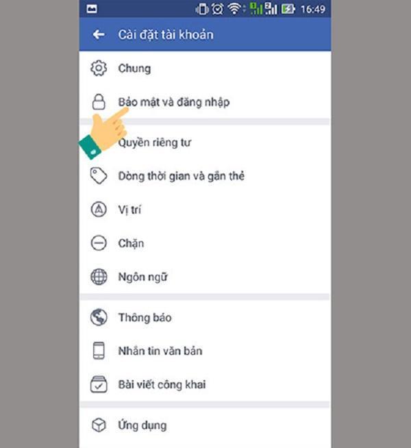 cách bảo mật facebook 2 lớp 