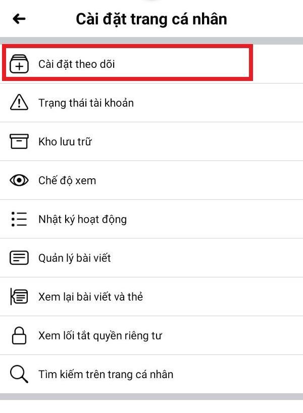 Cách theo dõi facebook người khác bằng điện thoại