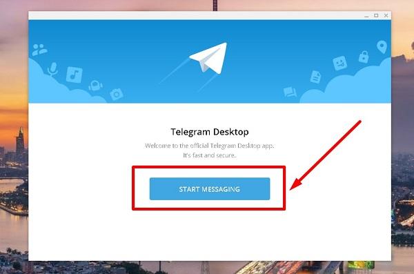 đăng nhập telegram trên máy tính
