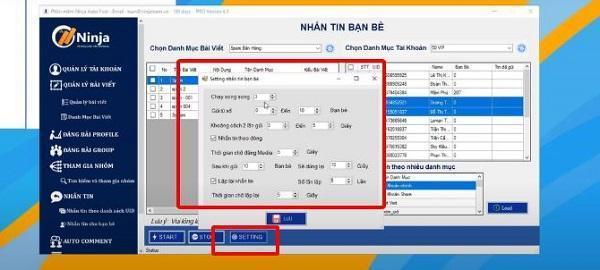 phần mềm gửi tin nhắn facebook hàng loạt