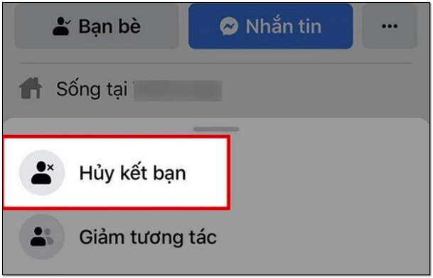 Nguyên nhân hủy kết bạn trên facebook