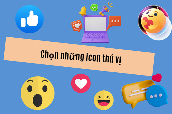 Lựa chọn icon thú vị