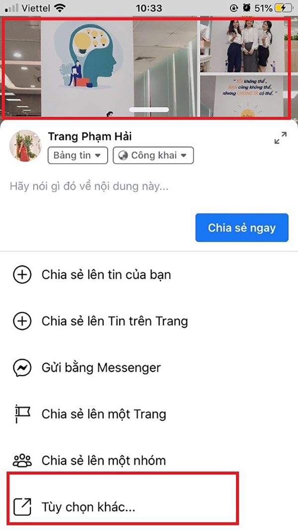 Tùy chọn khác